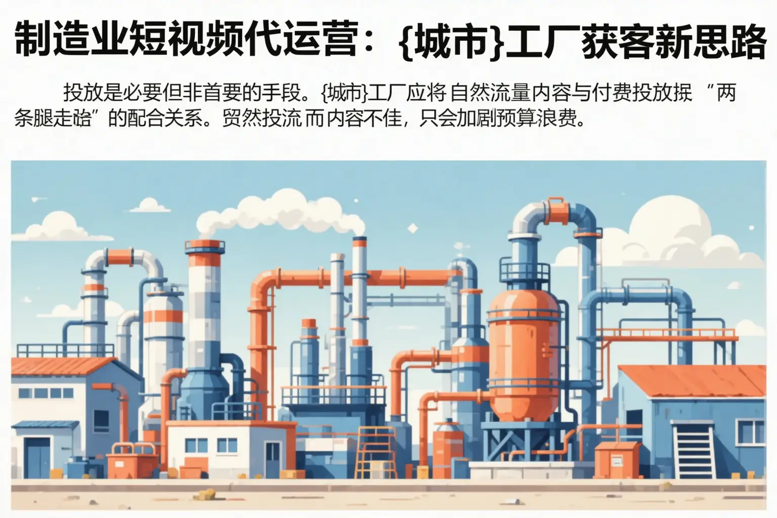 制造业短视频代运营:汾西工厂获客新思路
